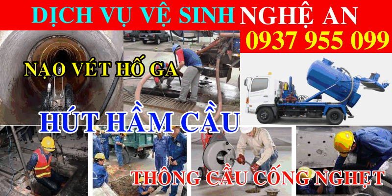  Nạo Vét Hố Ga Phường Hưng Bình, TP Vinh